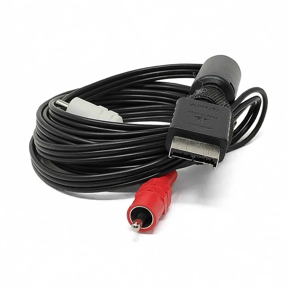 Sony PlayStation AV Cable SCPH-1050 PS1 PS2 PS3 Video Cord 6ft Ferrite Core